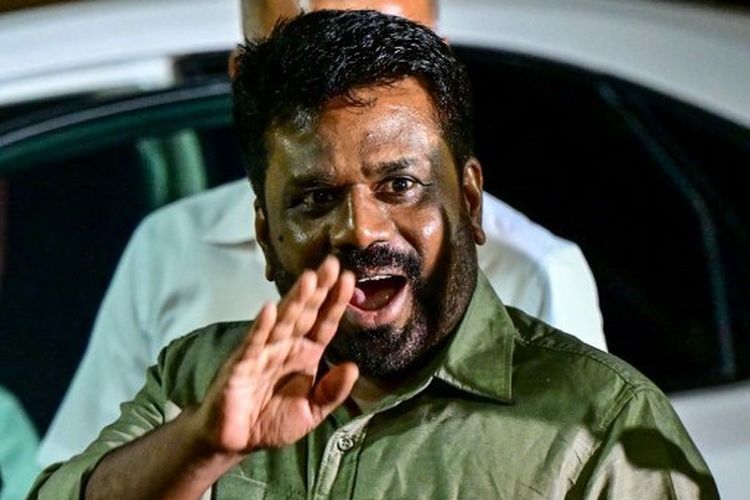 Presiden Sri Lanka terpilih Anura Kumara Dissanayaka. (Foto : AFP/ISHARA S. KODIKARA)