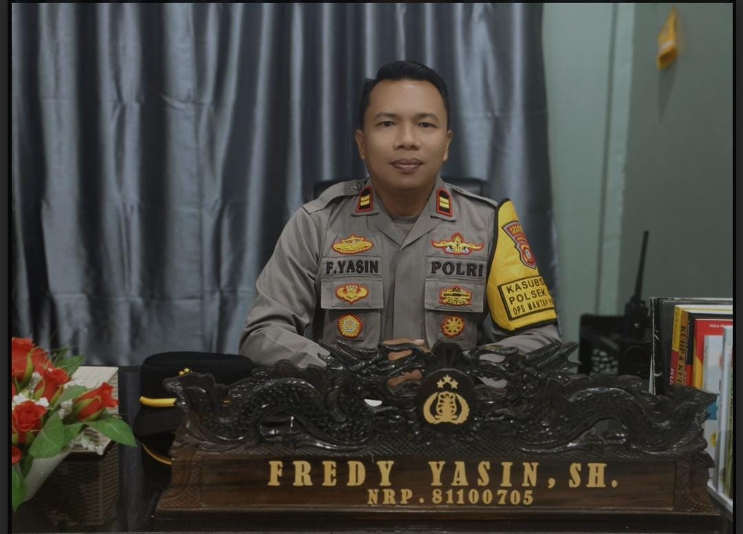 Kapolsek Kota Utara IPTU Fredy Yasin.(Foto : Dok. Polri)