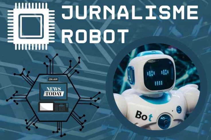 Ilustrasi Jurnalisme Robot. (Foto : Kompasiana/Irenius Kharisma)