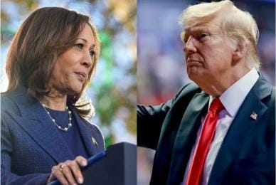 Kamala Harris Ungguli Trump di Sejumlah Survei Pilpres AS. (Foto : Instagram @kamalaharris - Instagram @teamtrump)
