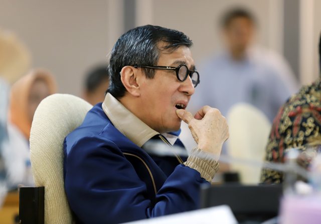 Ketua DPP PDIP Yasonna Laoly. (Foto : Jawapos)