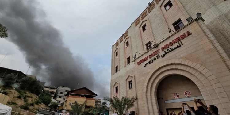 Rumah Sakit Indonesia di Gaza. (Foto: Reuters)