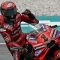 Pebalap Ducati Lenovo Team, Francesco Bagnaia Kalahkan Jorge Martin di Practice MotoGP Malaysia. ( Foto : AFP/Lillian)