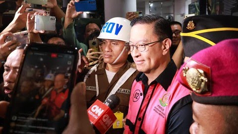 Tersangka kasus dugaan korupsi impor gula kristal mentah Tom Lembong. (Foto : Dok. Kejagung)
