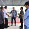 Penjabat Gubernur Gorontalo Rudy Salahuddin saat meninjau kantor baru PT. Trans Continent yang berlokasi di Kecamatan Tibawa, Kabupaten Gorontalo, pada Rabu (6/11/2024). (Foto Dok. Diskominfotik)