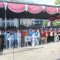Pjs Bupati Bone Bolango Budiyanto Sidiki saat menjadi Pembina Upacara pada Peringatan HKN ke-60 tahun 2024 di Halaman Dinas Kesehatan, Selasa (12/11/2024). (Foto : Dok. Prokopim Bone Bolango)