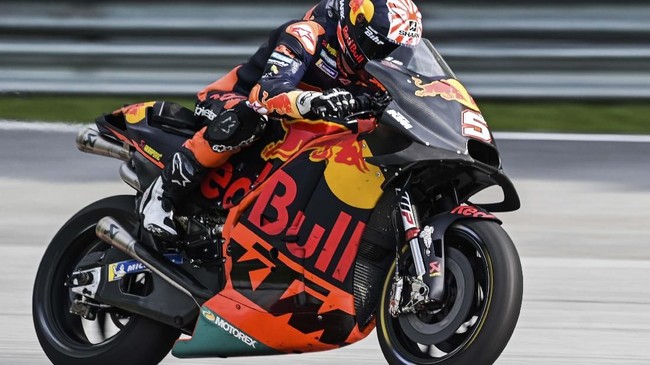 KTM bangkrut dan sudah mengajukan restrukturisasi perusahaan, efeknya bakal ada PHK dan setop produksi motor. (Mohd RASFAN / AFP)