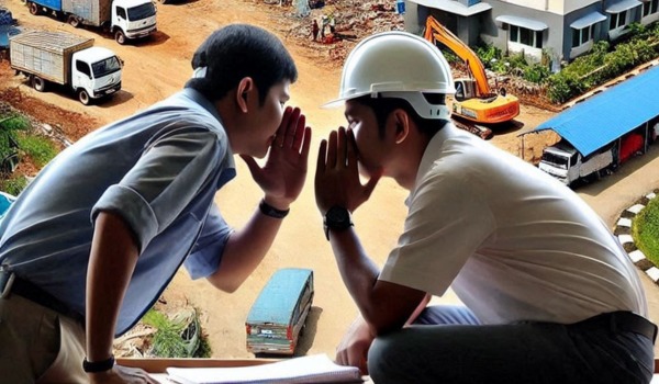 Ilustrasi. Pengawasan Proyek Gedung Puskesmas Mananggu Boalemo Diduga Bermasalah. (Foto : AI Bing/ Penagar.id)