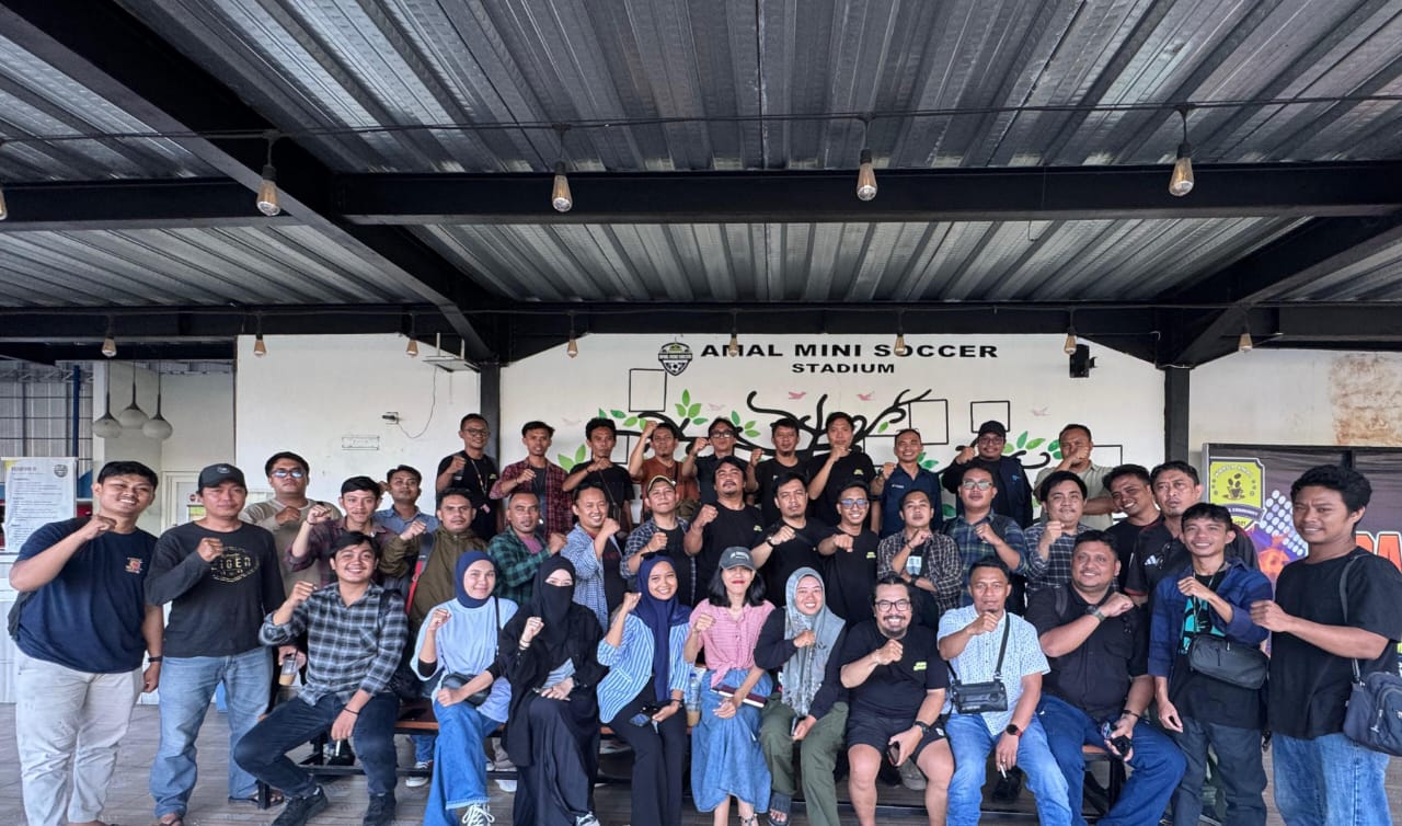 Suasana pertemuan Solidaritas Jurnalis Gorontalo pada Senin (30/12/2024. (Foto: Dok. Solidaritas Jurnalis Gorontalo)