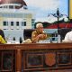 Rudy Salahuddin (tengah) memberikan arahan pada Rakorev penyerapan anggaran Triwulan IV tahun 2024, Senin (13/1/2025). ( Foto : Diskominfotik)