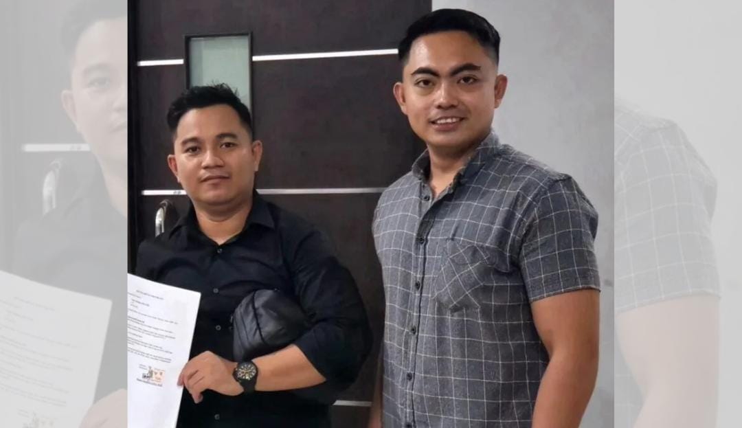 Kuasa Hukum Korban saat melaporkan Camat Sipatana, Kota Gorontalo ke Polda Gorontalo, (Foto : Ist)