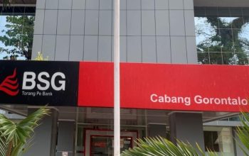 Gedung Bank SulutGo (BSG) Cabang Kota Gorontalo. (Foto : Ist.)