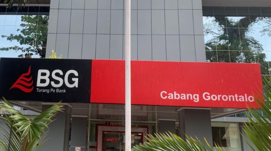 Gedung Bank SulutGo (BSG) Cabang Kota Gorontalo. (Foto : Ist.)