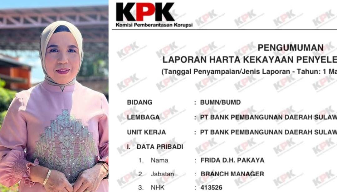 Kekayaan Manajer Bank BSG Gorontalo Disorot Usai Kasus Dana BOS, Jumlahnya Hampir Rp 3 Miliar.(Foto : Ist.)