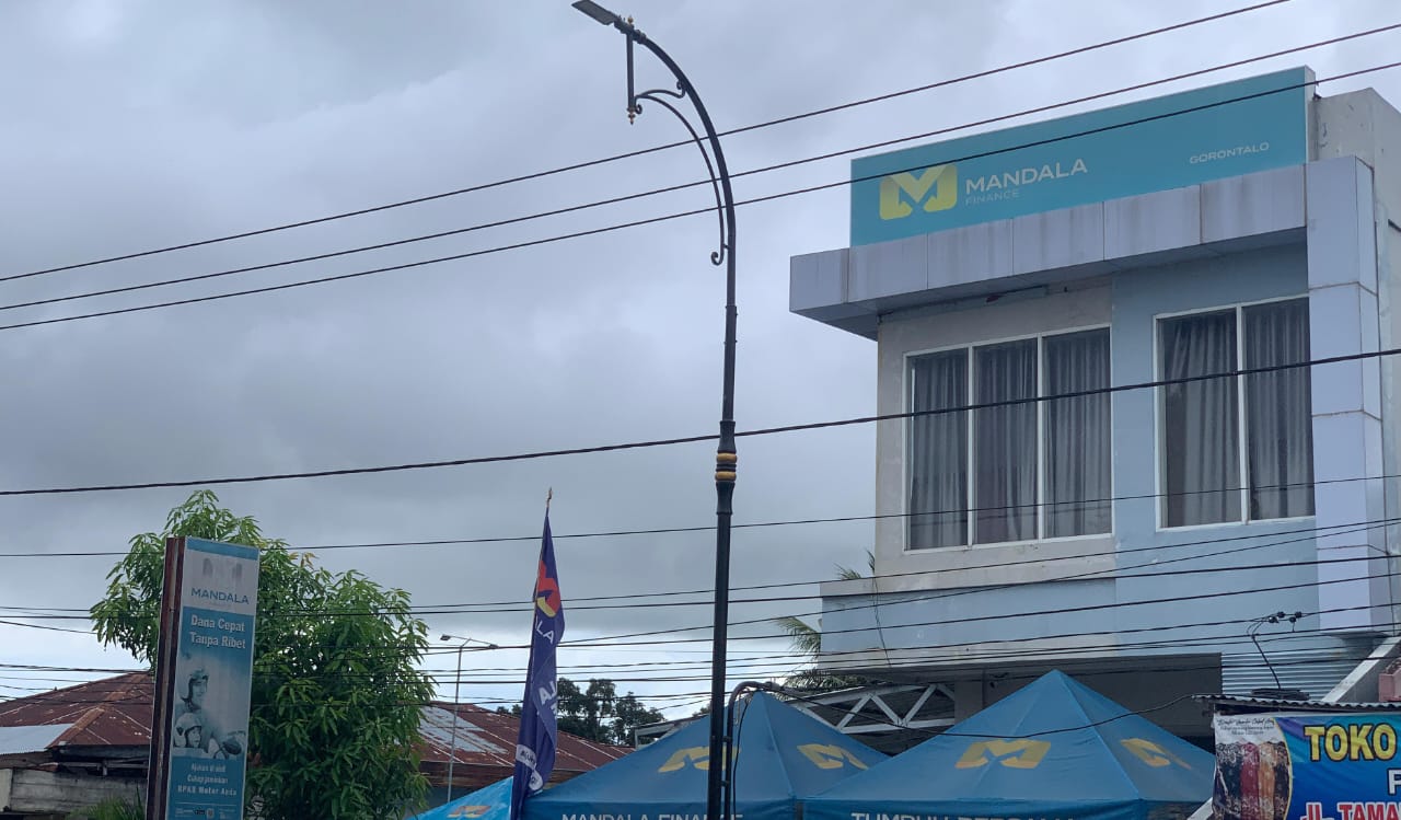 Kantor Mandala Finance Gorontalo.(Foto : Penagar.id)