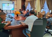 Suasana rapat koordinasi Forum Penataan Ruang Daerah (FPRD) untuk membahas rencana penambangan batu gamping di Desa Mendaan yang digelar oleh Pemerintah Kabupaten Buol. (Foto : Kominfo)