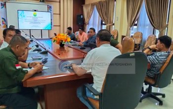 Suasana rapat koordinasi Forum Penataan Ruang Daerah (FPRD) untuk membahas rencana penambangan batu gamping di Desa Mendaan yang digelar oleh Pemerintah Kabupaten Buol. (Foto : Kominfo)