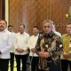 Jaksa Agung ST Burhanuddin dan Ketua KPK Setyo Budiyanto di Gedung Utama, Kejagung di Jakarta Selatan, Rabu (8/1/2025). (Foto : Bisnis)