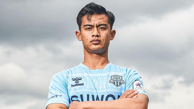 Pemain Timnas Indonesia, Pratama Arhan. (Tangkapan Layar Suwon FC)