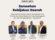 Wakil Ketua DPRD Provinsi Gorontalo Bicara Optimalisasi BumDes dalam Sarasehan Kebijakan Daerah