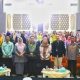 Suasana foto bersama dalam Bimtek penyusunan daftar risiko (Risk Register) dan Rencana Tindak Pengendalian (RTP) tingkat Kabupaten Bone Bolango tahun 2025 di Elmadinah Hotel Gorontalo pada Kamis (06/02/2025). (Foto : Humas)