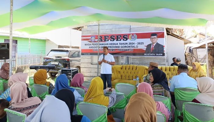 Ini Aspirasi Warga Pohuwato dalam Reses Mustafa Yasin