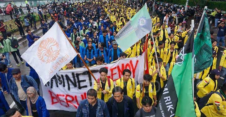 Ilustrasi Mahasiswa Demo (Foto: Tempo.co)