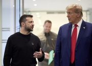 Presiden Amerika Serikat Donald Trump dan Presiden Ukraina Volodymyr Zelensky. (Foto : president.gov.ua)