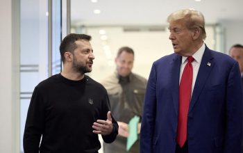 Presiden Amerika Serikat Donald Trump dan Presiden Ukraina Volodymyr Zelensky. (Foto : president.gov.ua)