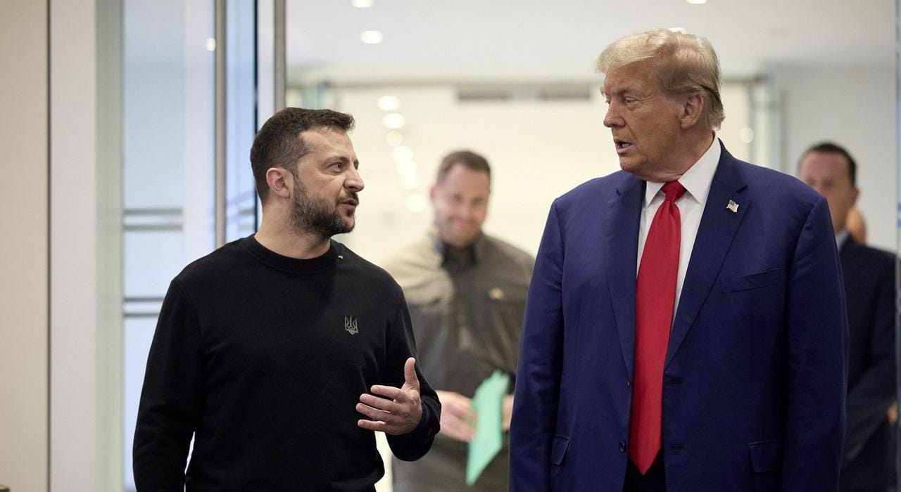 Presiden Amerika Serikat Donald Trump dan Presiden Ukraina Volodymyr Zelensky. (Foto : president.gov.ua)