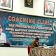 Amir Hamzah Hadju saat memberikan sambutan sekaligus membuka secara resmi pelaksanaan Coaching Clinic E-Monep, di Fox Hotel Kota Gorontalo, Senin (24/2/2025).(Foto : Dok. Kominfo)
