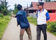 Seorang Kepala Desa di Gorontalo Nyaris Disabet Arit.(Foto : Dok. Ist.)
