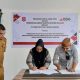 Suasana Penandatanganan PKS pemanfaatan aplikasi Kasda Online Desa yang terintegrasi dengan Siskeudes link seluruh Pemerintah Desa, Selasa (11/2/2025). (Foto : Dok Ist.)