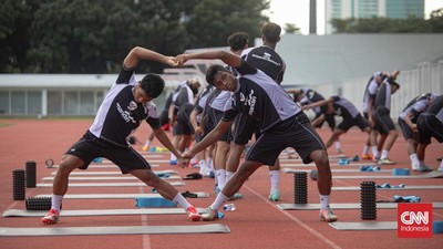 Timnas Indonesia Siap Hadapi Iran di Piala Asia U-20 2025. (Foto : CNN Indonesia/Adi Ibrahim)