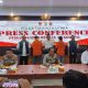 Polda Sulut saat menggelar konferensi pers di Aula Tribrata Polda Sulut, Rabu (5/3/2025).(Foto : Dok. Polri)