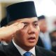 Sekretaris Kabinet (Seskab) Teddy Indra Wijaya naik pangkat dari mayor menjadi letnan kolonel.(Foto: detikcom/Grandyos Zafna)