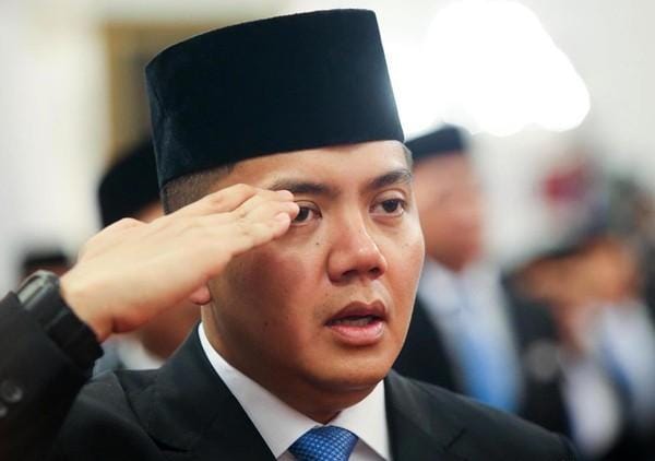 Sekretaris Kabinet (Seskab) Teddy Indra Wijaya naik pangkat dari mayor menjadi letnan kolonel.(Foto: detikcom/Grandyos Zafna)