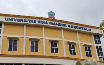 Gedung Universitas Bina Mandiri (UBM) Gorontalo. (Foto : Penagar.id/ Sucipto Mokodompis)