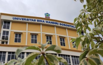 Gedung Universitas Bina Mandiri (UBM) Gorontalo. (Foto : Penagar.id/ Sucipto Mokodompis)