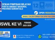 Muswil PAN Gorontalo 2025, Kader Diundang Mendaftar