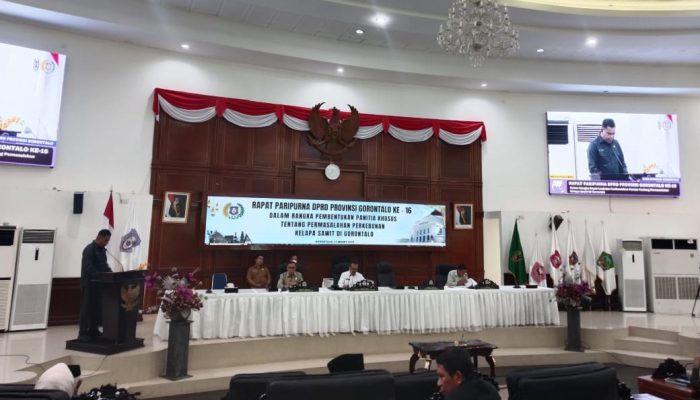 Pembentukan Pansus Sawit Didukung 8 Fraksi DPRD Provinsi Gorontalo