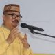 Ketua DPRD Provinsi Gorontalo, Thomas Mopili saat memberikan sambutan pada kegiatan buka bersama pada Senin (17/3/2025). (Foto : Dok. Humas DPRD )