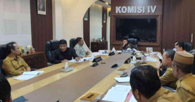 Suasana Rapat kerja Komisi IV DPRD Provinsi Gorontalo bersama Dinas Pemuda Olahraga Provinsi Gorontalo, Senin (17/3/2025).(Foto : Dok. Istimewa)