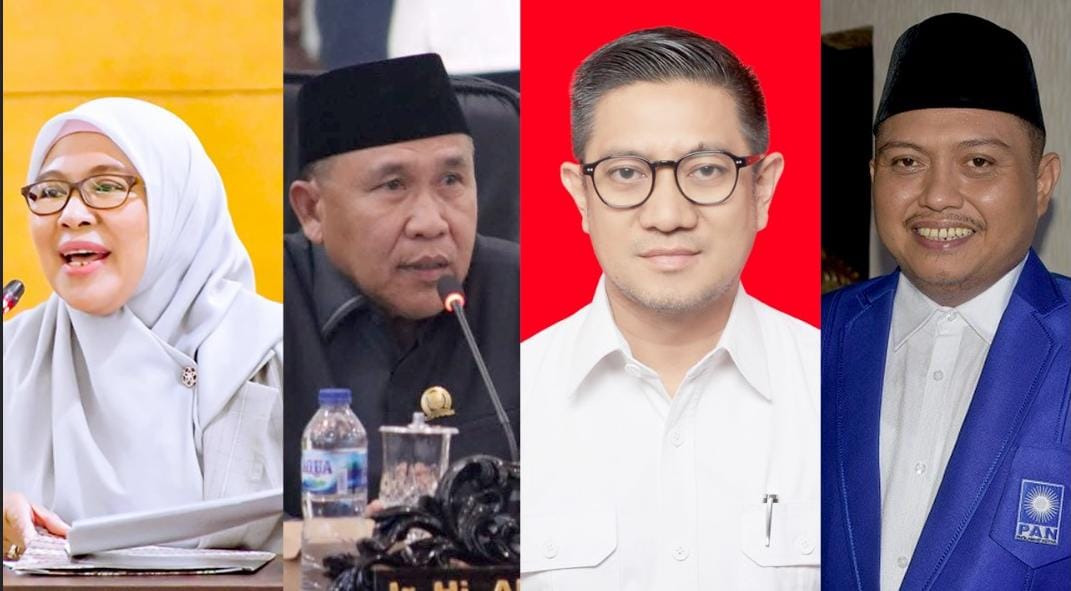 Empat kader siap bersaing di Muswil PAN Gorontalo.(Kolase Foto Istimewa)