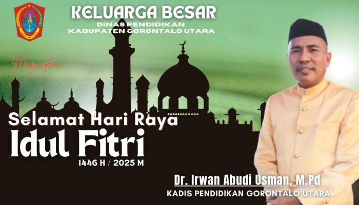Kadis Pendidikan Gorontalo Utara Sampaikan Ucapan Selamat Idul Fitri 1446 H