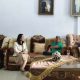 Ismet Mile saat menerima kunjungan Kepala BPJS Ketenagakerjaan Cabang Gorontalo, Widhi Astri Aprillia Nia bersama jajarannya, Rabu (5/3/2025). (Foto : Dok. Kominfo)