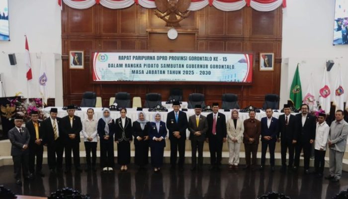 Paripurna DPRD Gorontalo, Thomas Mopili : Sinergi Eksekutif-Legislatif Penting untuk Pembangunan