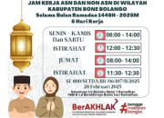 ASN Bone Bolango Pulang Lebih Cepat Selama Ramadan, Ini Aturannya 