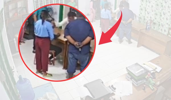 Viral! Kades Hajar Warga Saat Lebaran, Terekam CCTV dan Dilaporkan Polisi