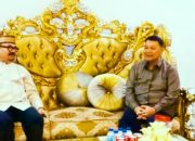 Ketua DPRD Provinsi Gorontalo Terima Kunjungan Kepala Bandara di Hari Kedua Idul Fitri 